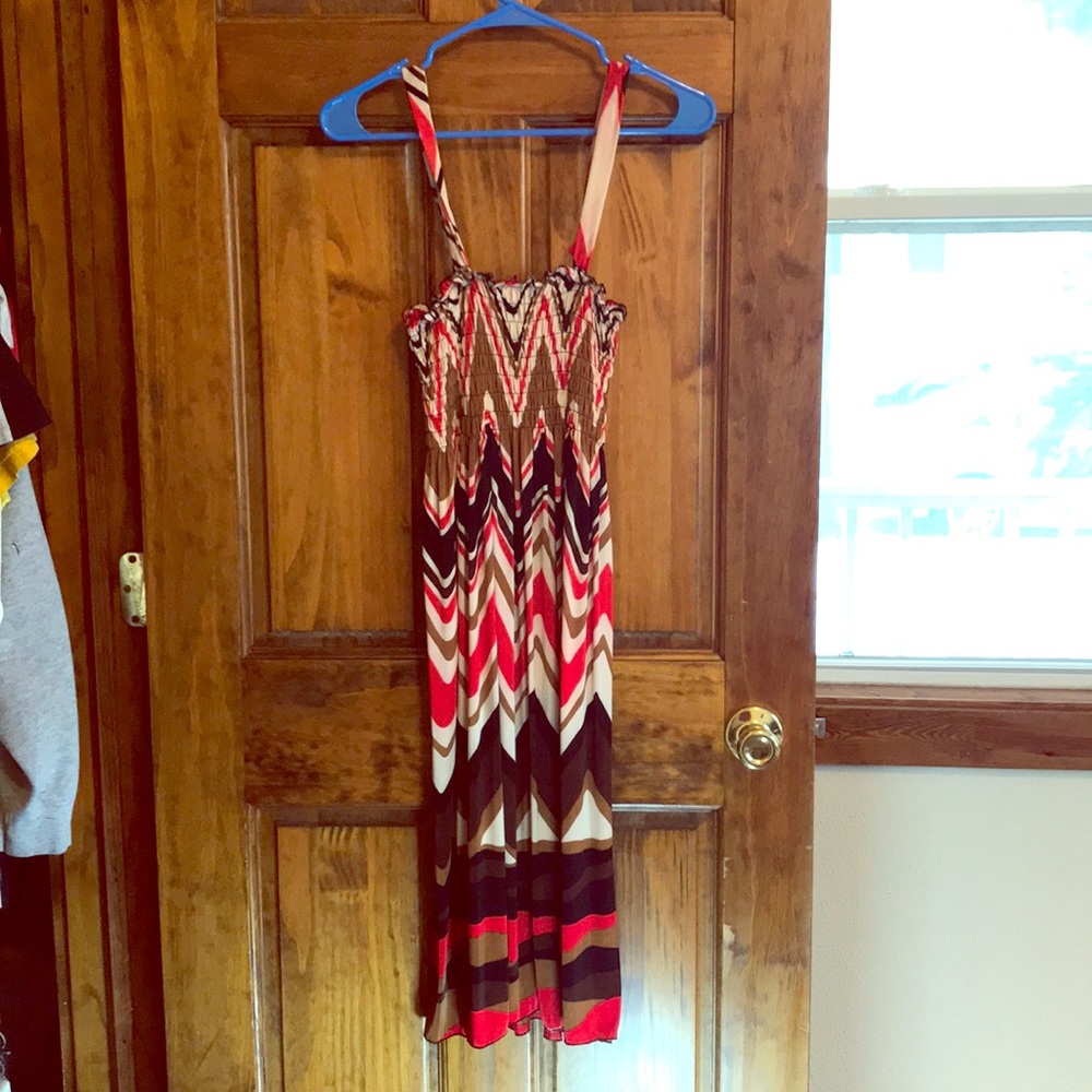 Sundress, zigzag & strapless